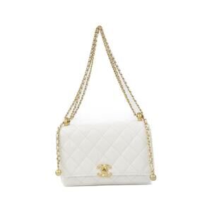 CHANEL Authentic White Wallet